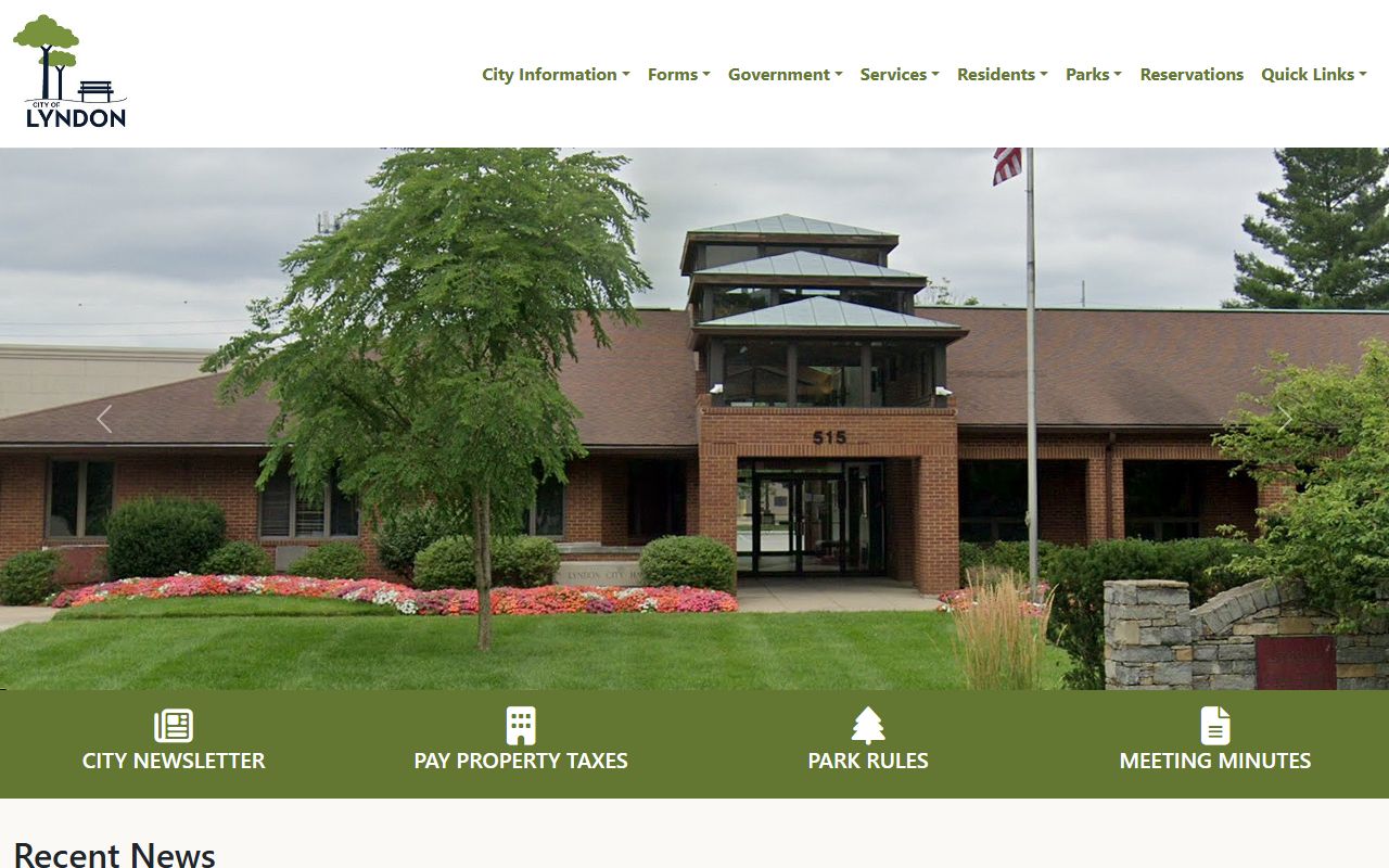 Lyndon City Government official website