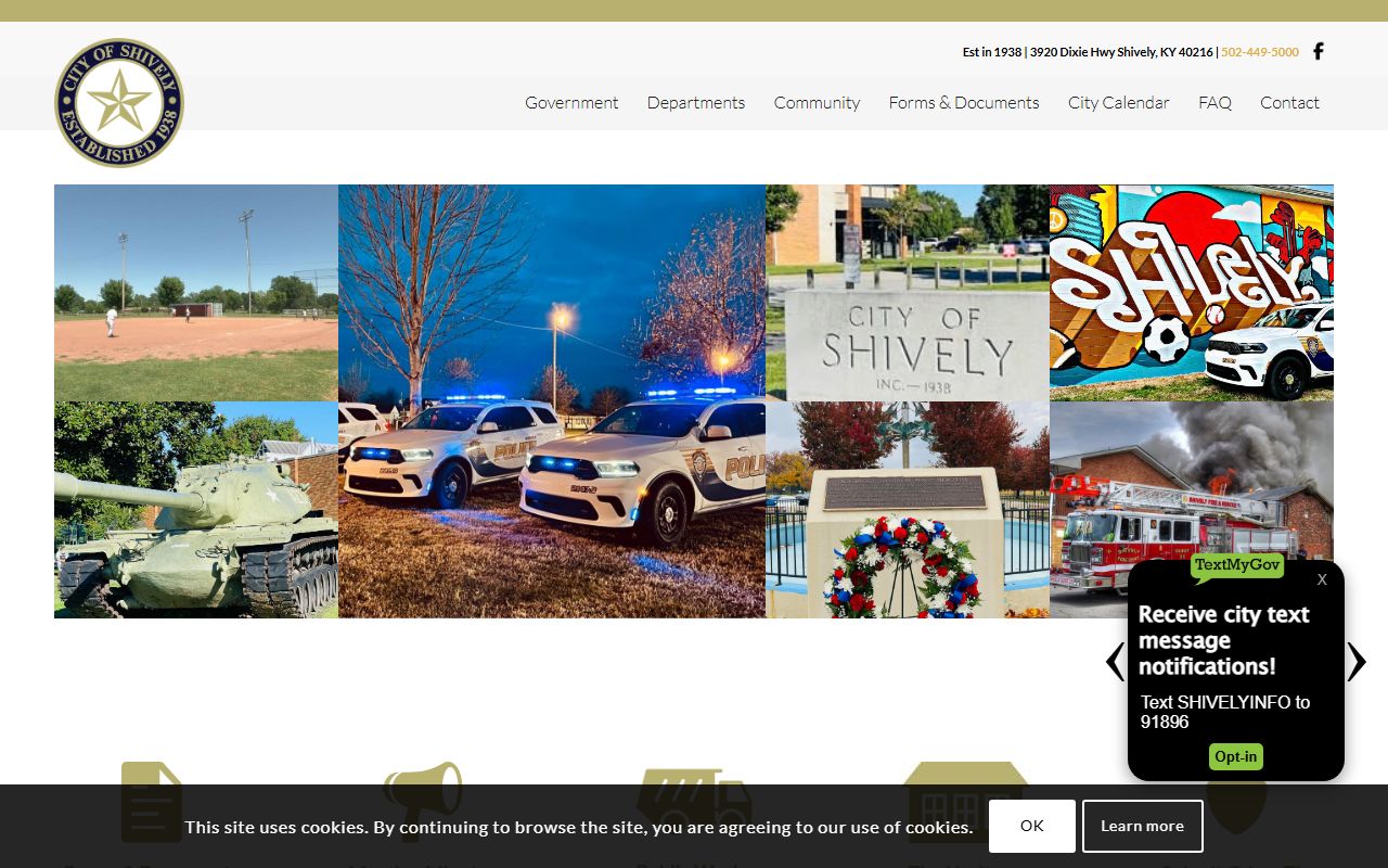 Shively City Government official website