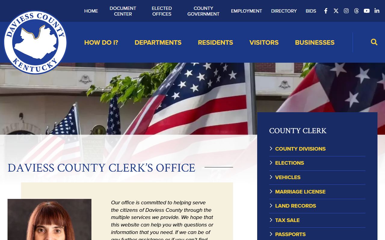 Daviess County Clerk official website