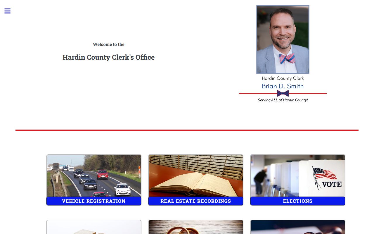 Hardin County Clerk official website
